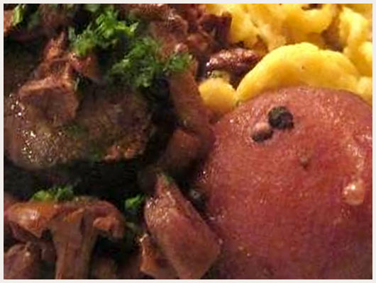 Filet de Biche aux Girolles