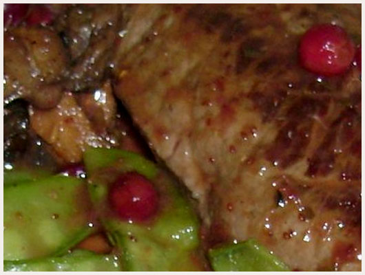 Filet de Biche Sauce aux Airelles
