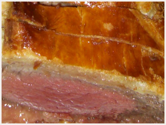 Filet de Boeuf Wellington aux Marrons