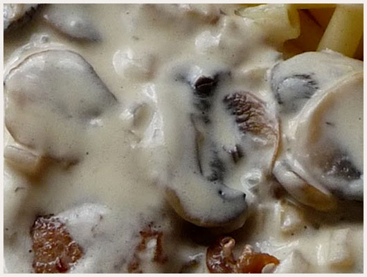 Filet Mignon de Porc à la Crème Champignon