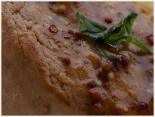 Filet Mignon de Porc à la Moutarde à l'Ancienne