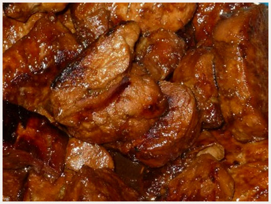 Filet Mignon de Porc au Miel et Gingembre