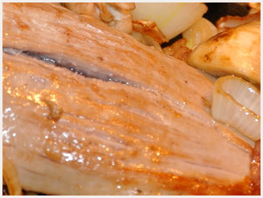 Filet Mignon de Porc aux Champignons en Papillote