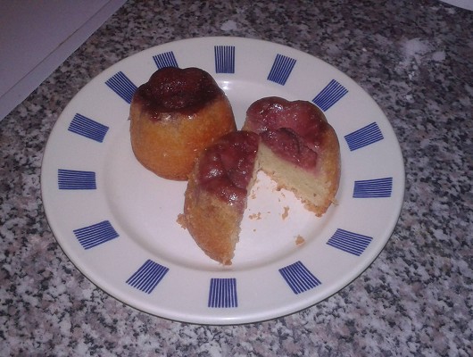 Financier aux fraises