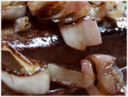 Foie de Veau aux Echalotes