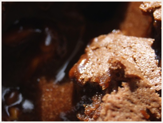 Fondant chocolat caramel