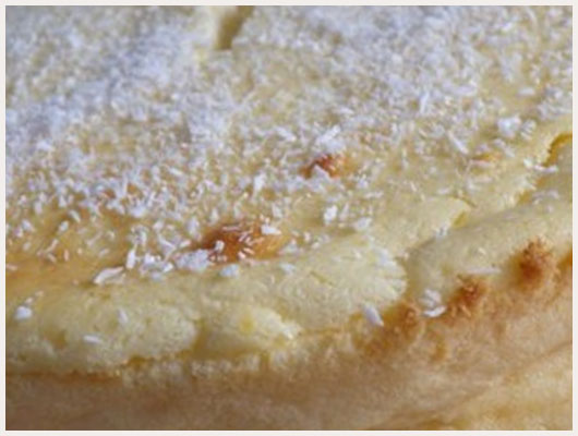 Gateau au Fromage Blanc et Noix de Coco