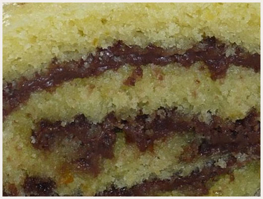 Gateau au Nutella Roulé