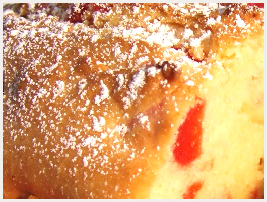 Gateau aux cerises confites