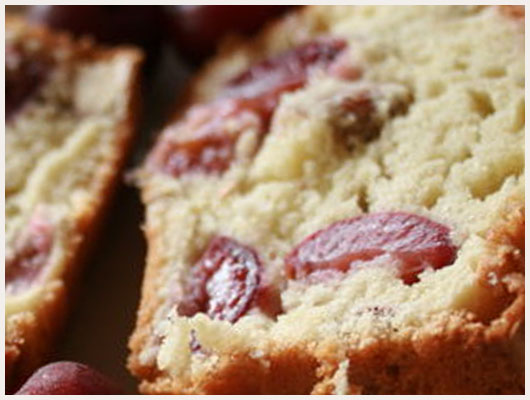 Gateau aux cerises et amandes