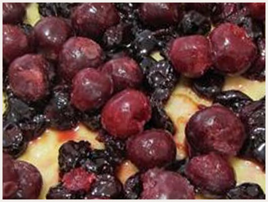 Gateau aux cerises fraiches