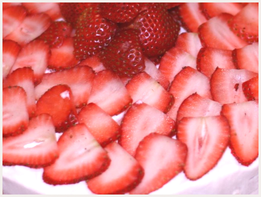 Gateau aux Fraises Anniversaire