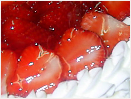 Gateau aux fraises et chantilly