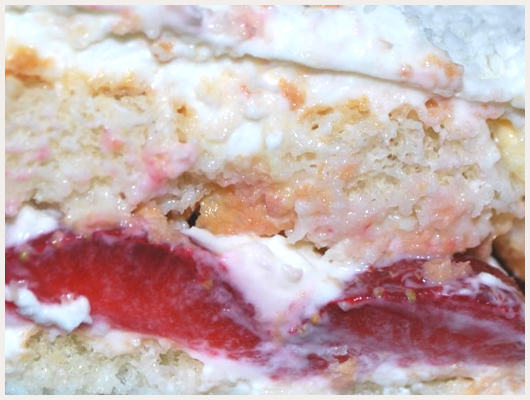 Gateau aux Fraises et Mascarpone