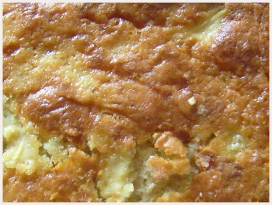 Gateau aux pommes original