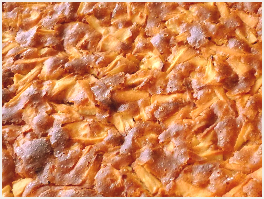 Gateau aux Pommes sans Oeuf