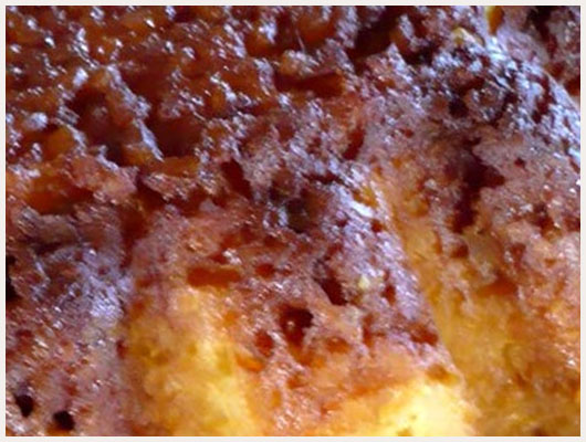 Gateau de riz au caramel