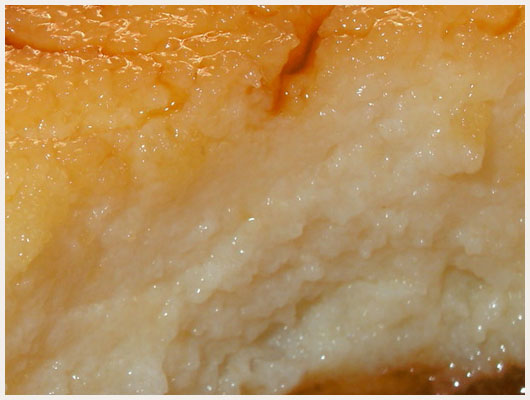Gateau de semoule au caramel