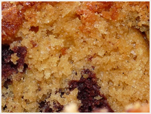 Gateau marbré chocolat vanille