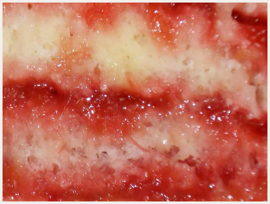 Gateau roulé à la confiture de fraises
