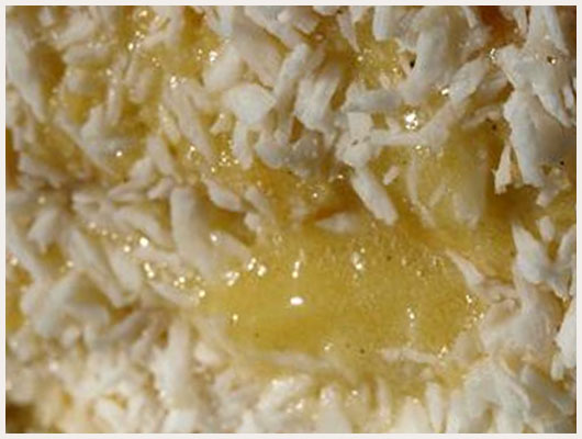 Gateau roulé à la noix de coco
