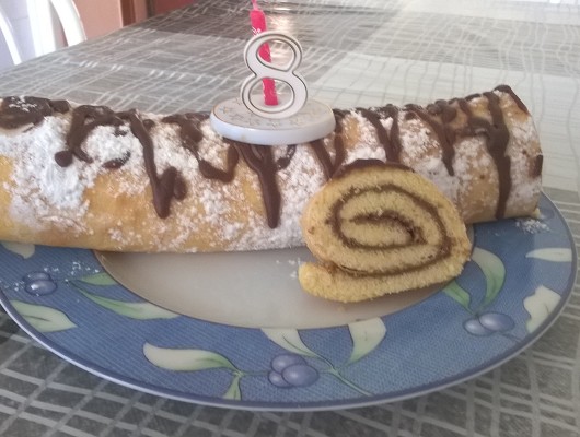 Gateau roulé au Nutella