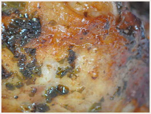 Gigot d'Agneau au Miel