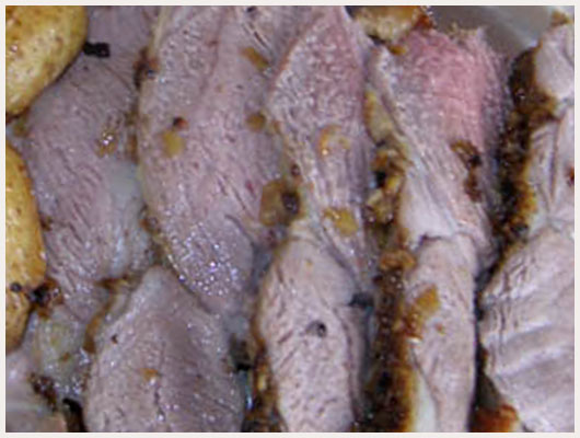 Gigot d'Agneau Boulangère