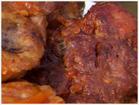 Jarret de Veau au Paprika