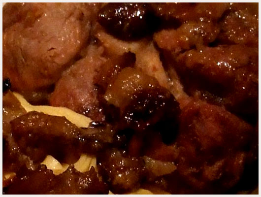 Jarret de Veau aux Champignons