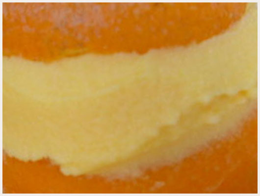 Orange Givrée Sans Sorbetière