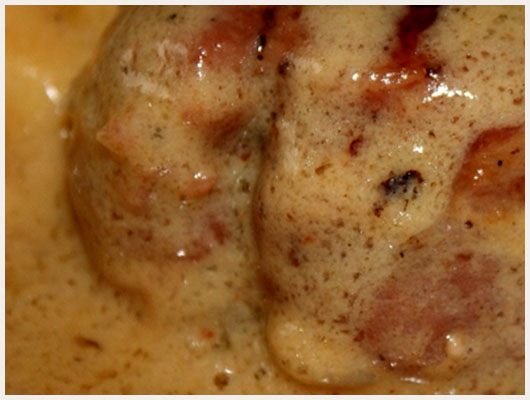 Paupiette de Porc en Sauce