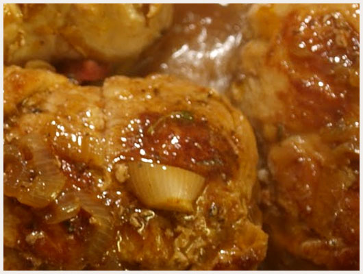 Paupiette de Veau en Sauce