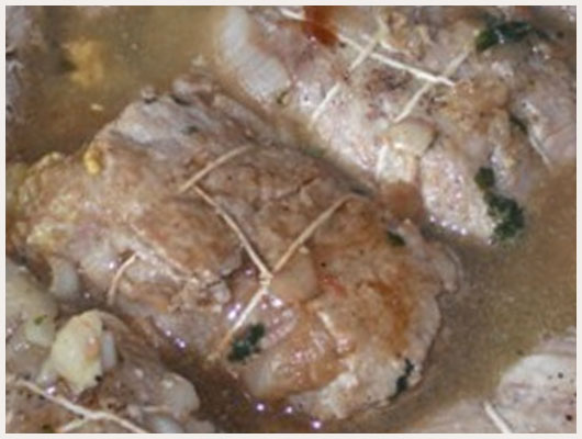 Paupiette de Veau Sauce Madère