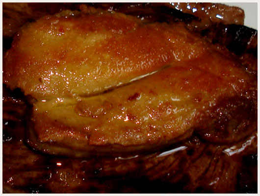 Pavé de Biche au Foie Gras Poêlé