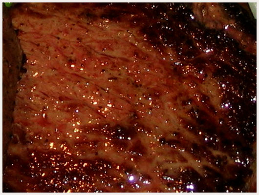 Pavé de Biche Sauce Chasseur