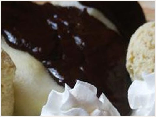 Poire Belle Hélène au Chocolat