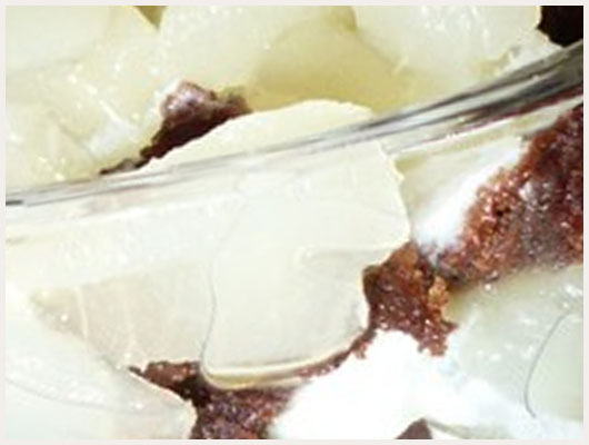 Poire Belle Hélène en Verrine