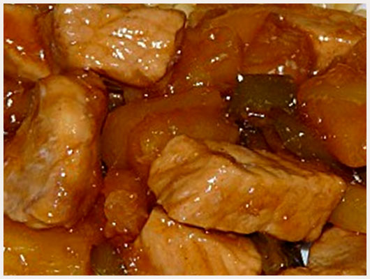 Porc à l'Ananas et Poivrons