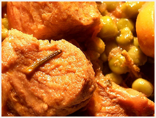 Porc aux Olives Vertes