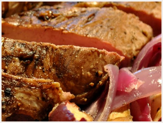 Porc aux Pommes et Oignons