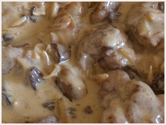 Ris de Veau Morilles
