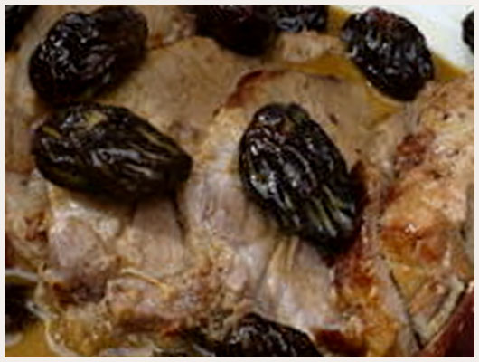Rôti de Porc aux Pruneaux