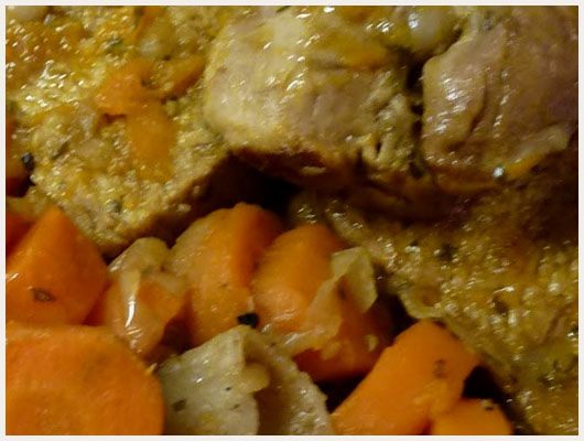 Roti de Veau aux Carottes