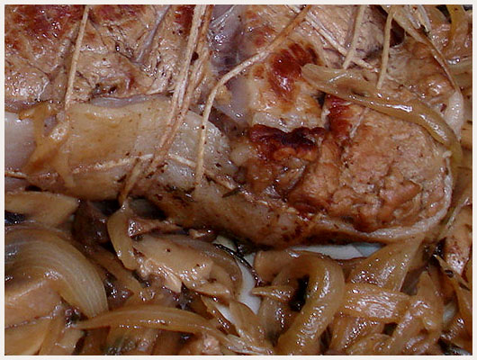 Roti de Veau aux Girolles
