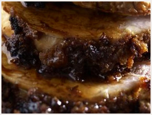 Roti de Veau Sauce Foie Gras