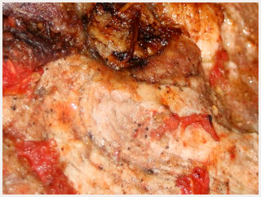 Rouelle de Porc  la Tomate