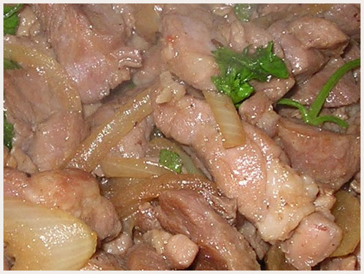 Sauté de Porc au Lait de Coco