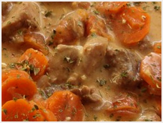 Sauté de Porc au Vin Blanc