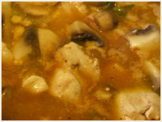 Sauté de Porc aux Champignons